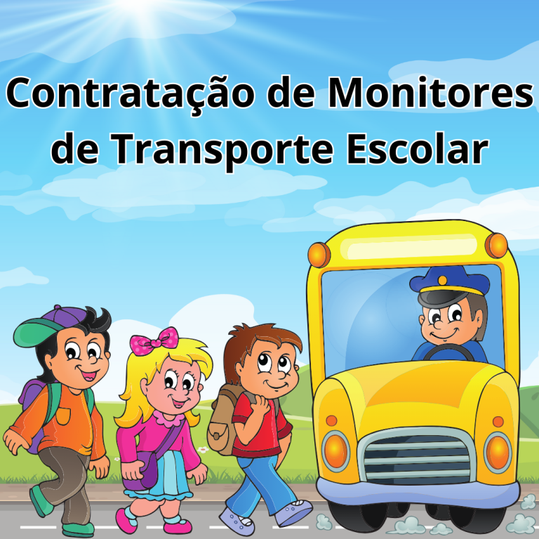 EDITAL DE CHAMADA Nº 03 /2024 – Contratação de Monitores de Transporte Escolar