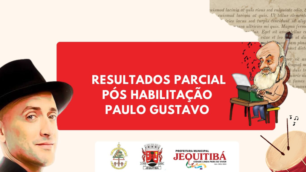 Resultado Parcial Após Habilitação – Lei Paulo Gustavo 2024 Edital Nº 01/2024.
